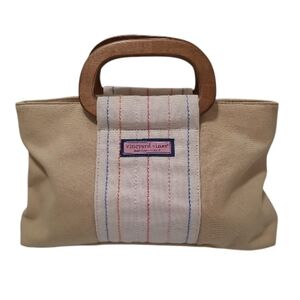 Vineyard Vines Wodden Handle Purse